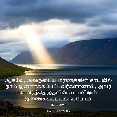 Picture 03 - ரோமர் 6:5 TAMIRV - ஆகவே, அவருடைய - Bible Verse Picture