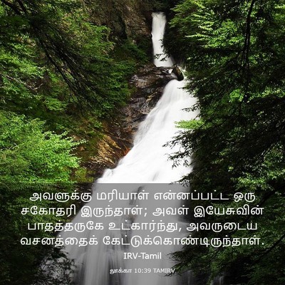 Picture 03 - லூக்கா 10:39 TAMIRV - அவளுக்கு மரியாள் - Bible Verse Picture