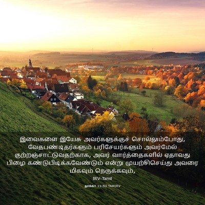 Picture 03 - லூக்கா 11:53 TAMIRV - இவைகளை இயேசு - Bible Verse Picture