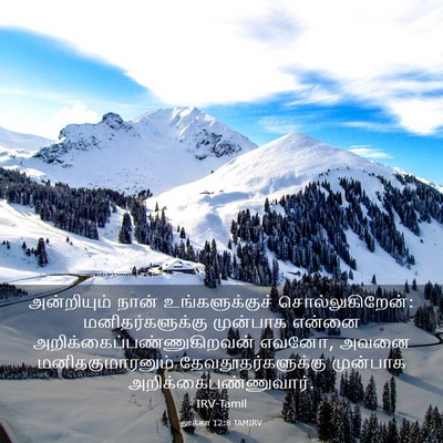 Picture 03 - லூக்கா 12:8 TAMIRV - அன்றியும் நான் - Bible Verse Picture
