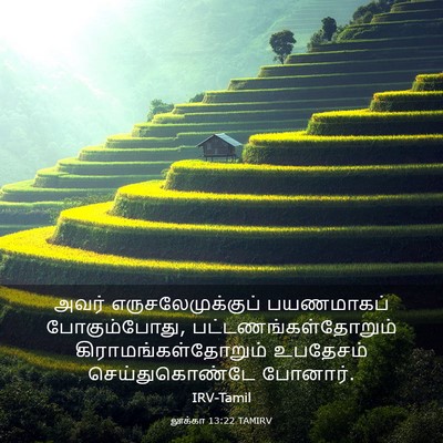 Picture 03 - லூக்கா 13:22 TAMIRV - அவர் - Bible Verse Picture