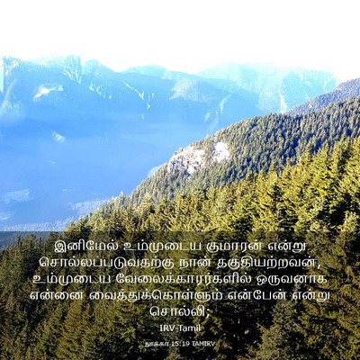 Picture 03 - லூக்கா 15:19 TAMIRV - இனிமேல் உம்முடைய - Bible Verse Picture