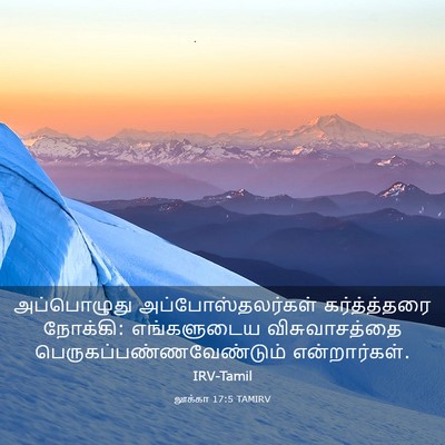 Picture 03 - லூக்கா 17:5 TAMIRV - அப்பொழுது - Bible Verse Picture