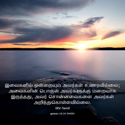 Picture 03 - லூக்கா 18:34 TAMIRV - இவைகளில் - Bible Verse Picture