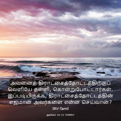 Picture 03 - லூக்கா 20:15 TAMIRV - அவனைத் - Bible Verse Picture