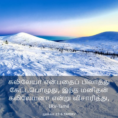 Picture 03 - லூக்கா 23:6 TAMIRV - கலிலேயா என்பதைப் - Bible Verse Picture