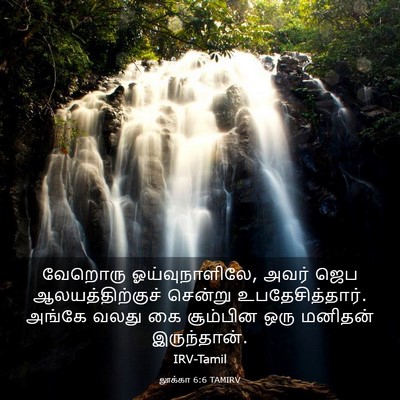 Picture 03 - லூக்கா 6:6 TAMIRV - வேறொரு - Bible Verse Picture