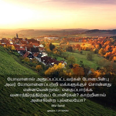 Picture 03 - லூக்கா 7:24 TAMIRV - யோவானால் - Bible Verse Picture