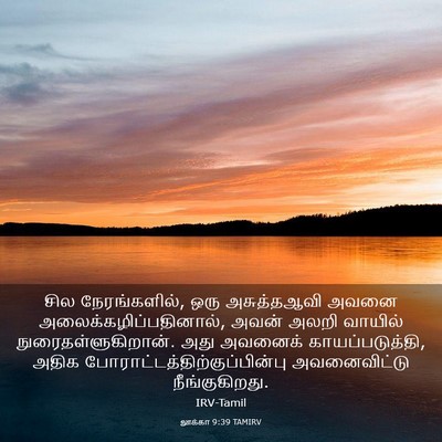 Picture 03 - லூக்கா 9:39 TAMIRV - சில நேரங்களில், - Bible Verse Picture