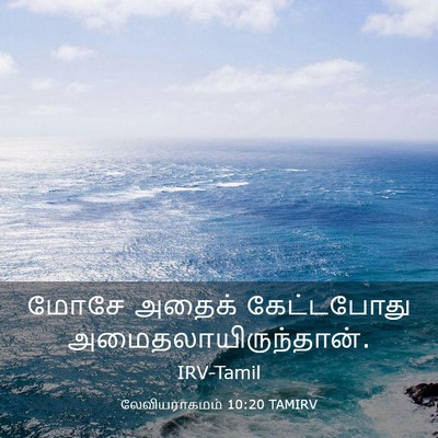 Picture 03 - லேவியராகமம் 10:20 TAMIRV - மோசே அதைக் - Bible Verse Picture