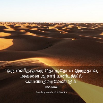 Picture 03 - லேவியராகமம் 13:9 TAMIRV - “ஒரு மனிதனுக்கு - Bible Verse Picture