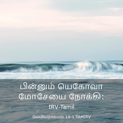 Picture 03 - லேவியராகமம் 14:1 TAMIRV - பின்னும் யெகோவா - Bible Verse Picture