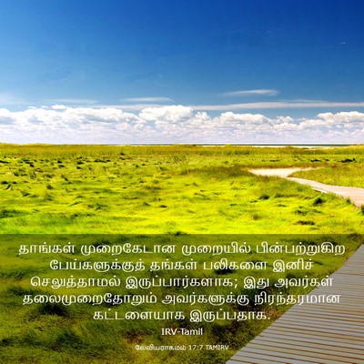 Picture 03 - லேவியராகமம் 17:7 TAMIRV - தாங்கள் முறைகேடான - Bible Verse Picture