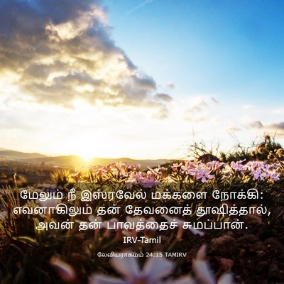Picture 03 - லேவியராகமம் 24:15 TAMIRV - மேலும் நீ - Bible Verse Picture