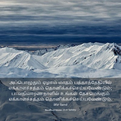 Picture 03 - லேவியராகமம் 25:9 TAMIRV - அப்பொழுதும் ஏழாம் - Bible Verse Picture