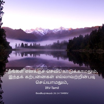 Picture 03 - லேவியராகமம் 26:14 TAMIRV - “நீங்கள் எனக்குச் - Bible Verse Picture