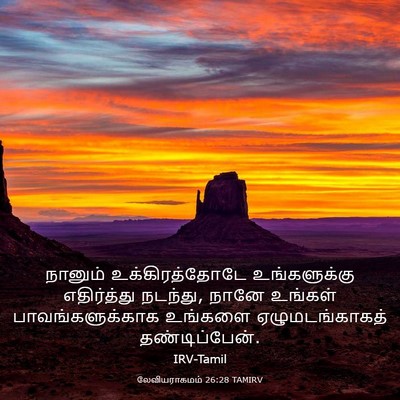 Picture 03 - லேவியராகமம் 26:28 TAMIRV - நானும் - Bible Verse Picture