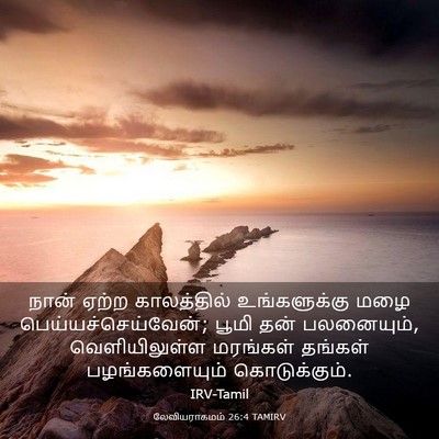 Picture 03 - லேவியராகமம் 26:4 TAMIRV - நான் ஏற்ற - Bible Verse Picture