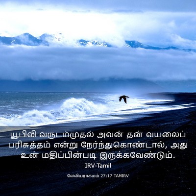 Picture 03 - லேவியராகமம் 27:17 TAMIRV - யூபிலி - Bible Verse Picture