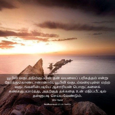Picture 03 - லேவியராகமம் 27:18 TAMIRV - யூபிலி - Bible Verse Picture