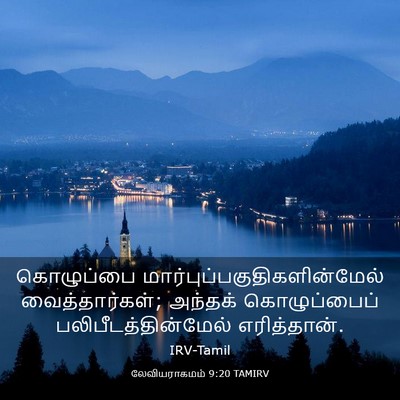 Picture 03 - லேவியராகமம் 9:20 TAMIRV - கொழுப்பை - Bible Verse Picture