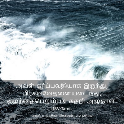 Picture 03 - வெளிப்படுத்தின விசேஷம் 12:2 TAMIRV - அவள் கர்ப்பவதியாக - Bible Verse Picture