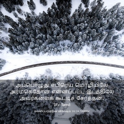 Picture 03 - வெளிப்படுத்தின விசேஷம் 16:16 TAMIRV - அப்பொழுது எபிரெய - Bible Verse Picture