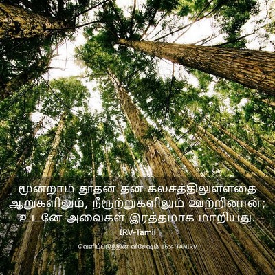 Picture 03 - வெளிப்படுத்தின விசேஷம் 16:4 TAMIRV - மூன்றாம் தூதன் - Bible Verse Picture