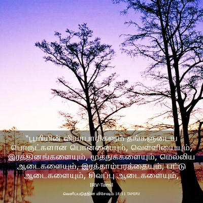 Picture 03 - வெளிப்படுத்தின விசேஷம் 18:11 TAMIRV - “பூமியின் - Bible Verse Picture