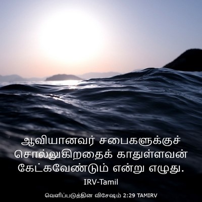 Picture 03 - வெளிப்படுத்தின விசேஷம் 2:29 TAMIRV - ஆவியானவர் - Bible Verse Picture
