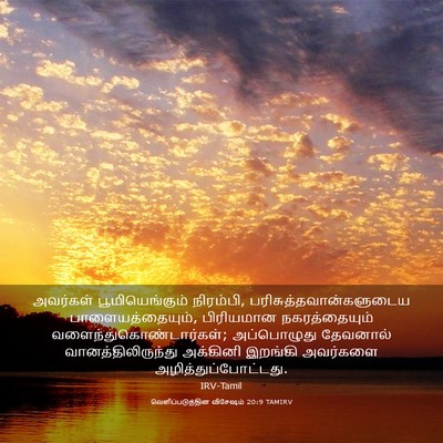 Picture 03 - வெளிப்படுத்தின விசேஷம் 20:9 TAMIRV - அவர்கள் - Bible Verse Picture