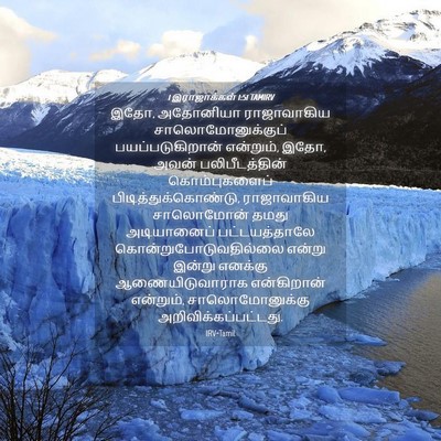 Picture 04 - 1 இராஜாக்கள் 1:51 TAMIRV - இதோ, அதோனியா - Bible Verse Picture