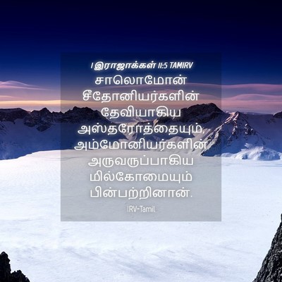 Picture 04 - 1 இராஜாக்கள் 11:5 TAMIRV - சாலொமோன் - Bible Verse Picture