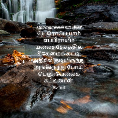 Picture 04 - 1 இராஜாக்கள் 12:25 TAMIRV - யெரொபெயாம் - Bible Verse Picture