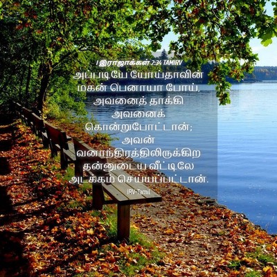 Picture 04 - 1 இராஜாக்கள் 2:34 TAMIRV - அப்படியே - Bible Verse Picture