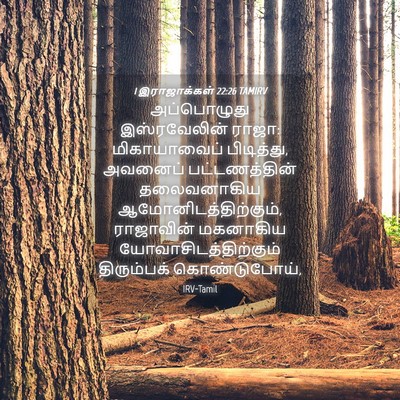 Picture 04 - 1 இராஜாக்கள் 22:26 TAMIRV - அப்பொழுது - Bible Verse Picture