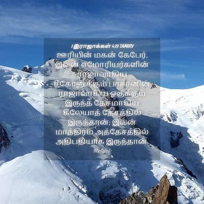 Picture 04 - 1 இராஜாக்கள் 4:19 TAMIRV - ஊரியின் மகன் - Bible Verse Picture