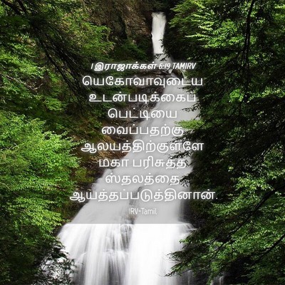 Picture 04 - 1 இராஜாக்கள் 6:19 TAMIRV - யெகோவாவுடைய - Bible Verse Picture