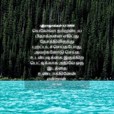 Picture 04 - 1 இராஜாக்கள் 8:21 TAMIRV - யெகோவா நம்முடைய - Bible Verse Picture