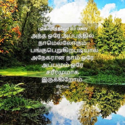 Picture 04 - 1 கொரிந்தியர் 10:17 TAMIRV - அந்த ஒரே - Bible Verse Picture