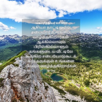 Picture 04 - 1 கொரிந்தியர் 16:19 TAMIRV - ஆசியா நாட்டிலுள்ள - Bible Verse Picture