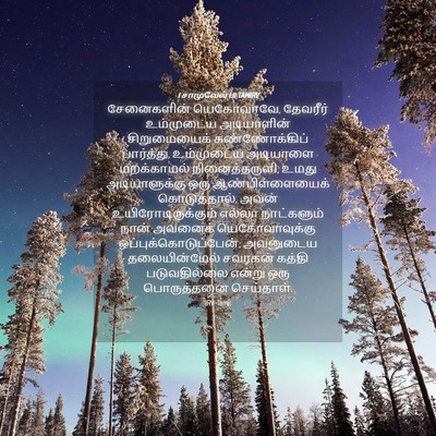 Picture 04 - 1 சாமுவேல் 1:11 TAMIRV - சேனைகளின் - Bible Verse Picture