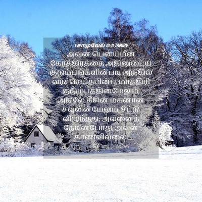 Picture 04 - 1 சாமுவேல் 10:21 TAMIRV - அவன் பென்யமீன் - Bible Verse Picture