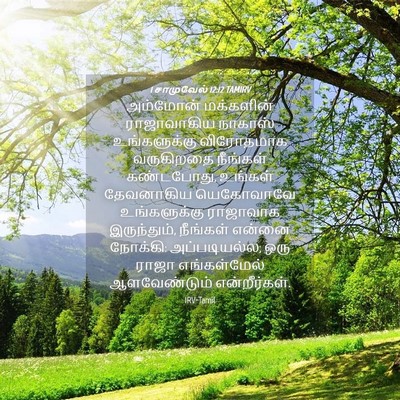 Picture 04 - 1 சாமுவேல் 12:12 TAMIRV - அம்மோன் மக்களின் - Bible Verse Picture