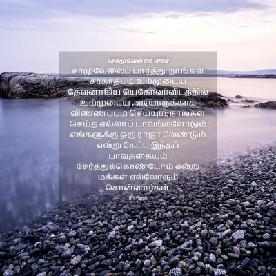 Picture 04 - 1 சாமுவேல் 12:19 TAMIRV - சாமுவேலைப் - Bible Verse Picture