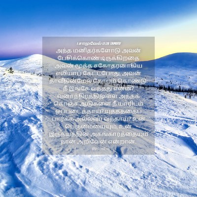 Picture 04 - 1 சாமுவேல் 17:28 TAMIRV - அந்த மனிதர்களோடு - Bible Verse Picture