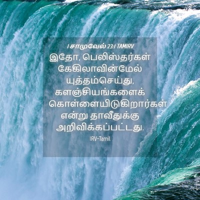 Picture 04 - 1 சாமுவேல் 23:1 TAMIRV - இதோ, பெலிஸ்தர்கள் - Bible Verse Picture
