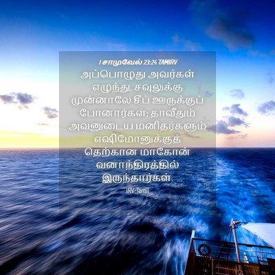 Picture 04 - 1 சாமுவேல் 23:24 TAMIRV - அப்பொழுது அவர்கள் - Bible Verse Picture