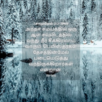 Picture 04 - 1 சாமுவேல் 23:27 TAMIRV - அந்தச் சமயத்தில் - Bible Verse Picture