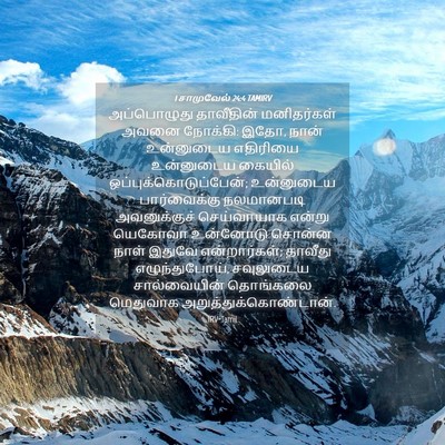 Picture 04 - 1 சாமுவேல் 24:4 TAMIRV - அப்பொழுது - Bible Verse Picture